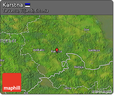 Satellite 3D Map of Kärstna