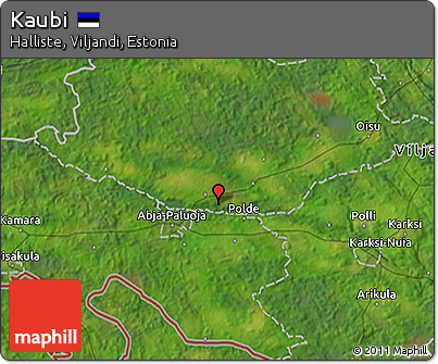 Satellite 3D Map of Kaubi