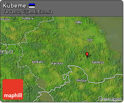 Satellite 3D Map of Kübeme