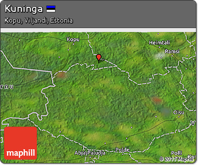 Satellite 3D Map of Kuninga
