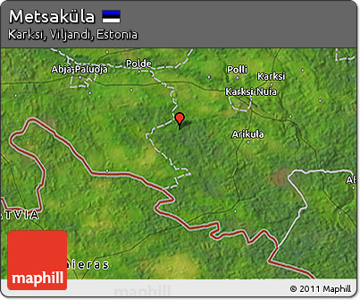 Satellite 3D Map of Metsaküla