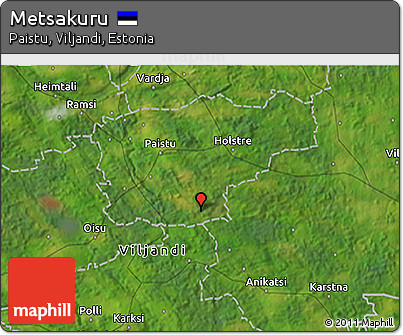 Satellite 3D Map of Metsakuru