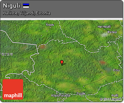 Satellite 3D Map of Niguli