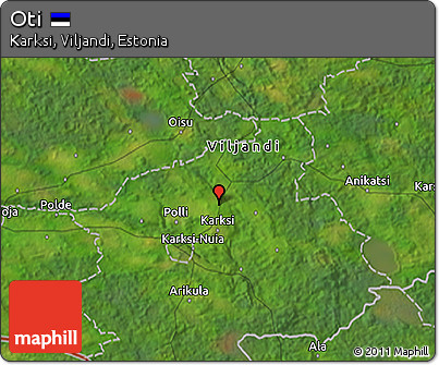 Satellite 3D Map of Oti