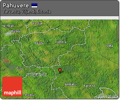 Satellite 3D Map of Pahuvere