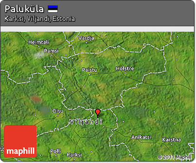 Satellite 3D Map of Paluküla