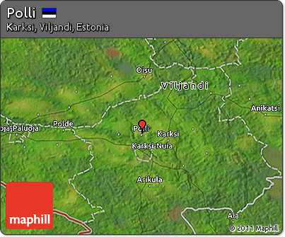 Satellite 3D Map of Polli