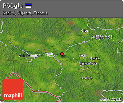 Satellite 3D Map of Pöögle