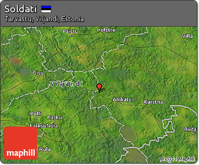 Satellite 3D Map of Soldati