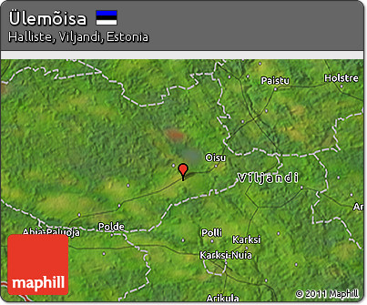 Satellite 3D Map of Ülemõisa