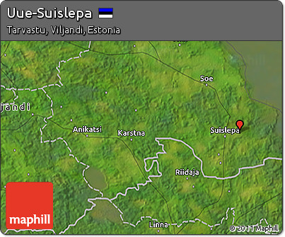 Satellite 3D Map of Uue-Suislepa