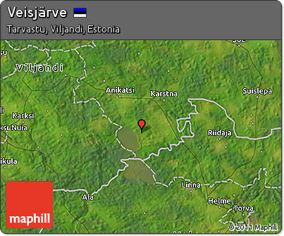 Satellite 3D Map of Veisjärve