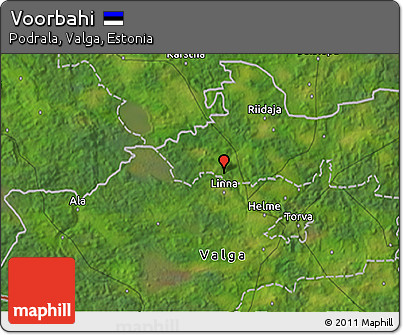 Satellite 3D Map of Voorbahi