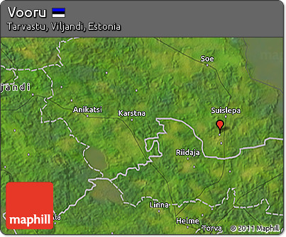 Satellite 3D Map of Vooru