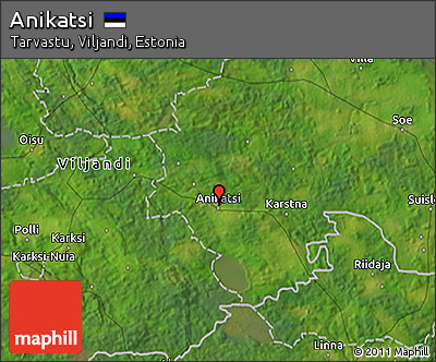 Satellite 3D Map of Anikatsi