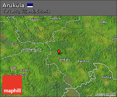 Satellite 3D Map of Aruküla