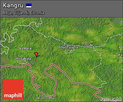 Satellite 3D Map of Kangru