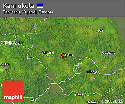 Satellite 3D Map of Kannuküla