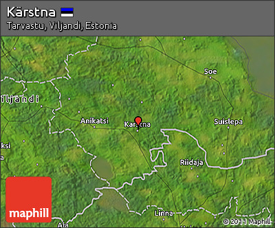 Satellite 3D Map of Kärstna