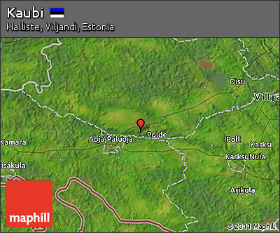Satellite 3D Map of Kaubi