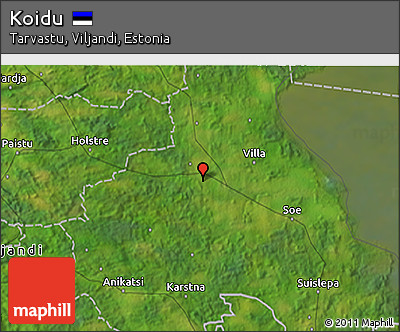 Satellite 3D Map of Koidu
