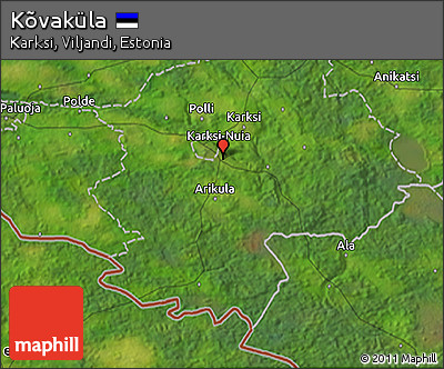 Satellite 3D Map of Kõvaküla