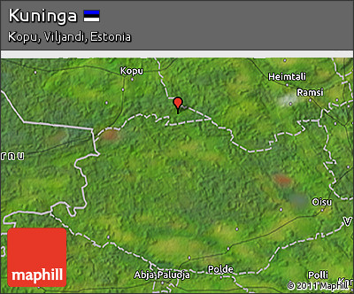 Satellite 3D Map of Kuninga