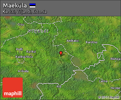 Satellite 3D Map of Mäeküla