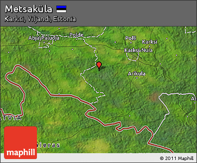 Satellite 3D Map of Metsaküla