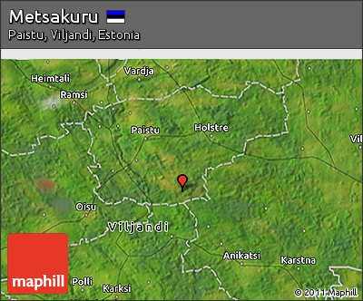 Satellite 3D Map of Metsakuru