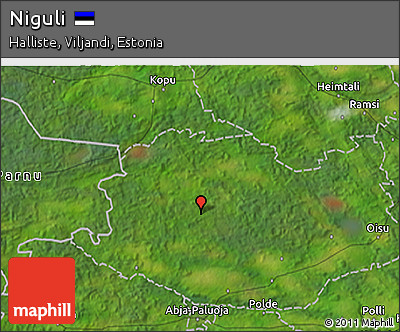 Satellite 3D Map of Niguli