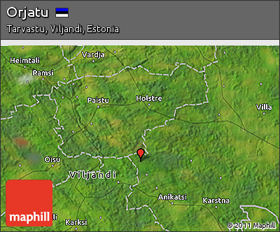 Satellite 3D Map of Orjatu