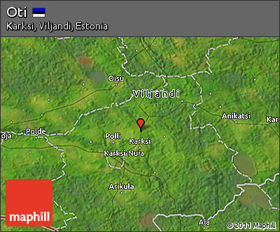 Satellite 3D Map of Oti