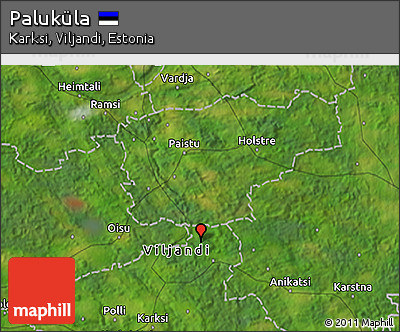 Satellite 3D Map of Paluküla