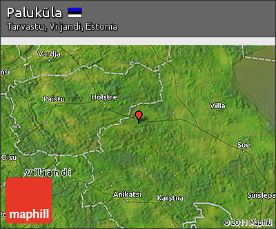 Satellite 3D Map of Paluküla