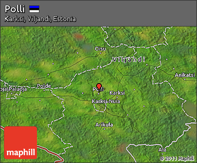 Satellite 3D Map of Polli