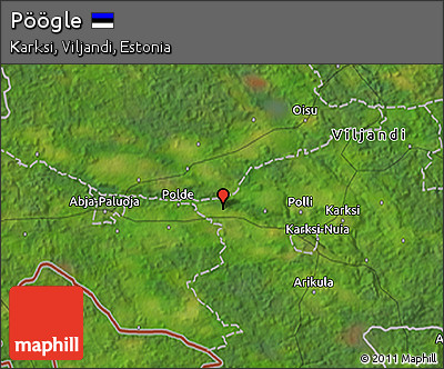 Satellite 3D Map of Pöögle