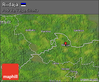 Satellite 3D Map of Riidaja