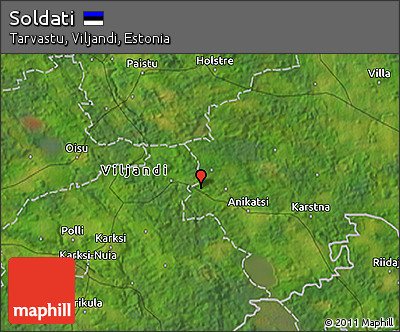 Satellite 3D Map of Soldati