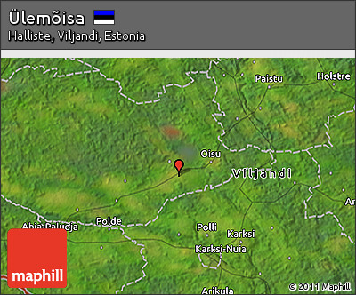 Satellite 3D Map of Ülemõisa