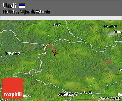 Satellite 3D Map of Undi