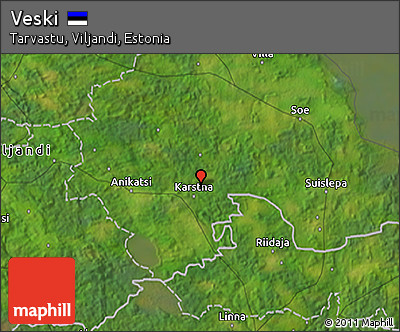 Satellite 3D Map of Veski