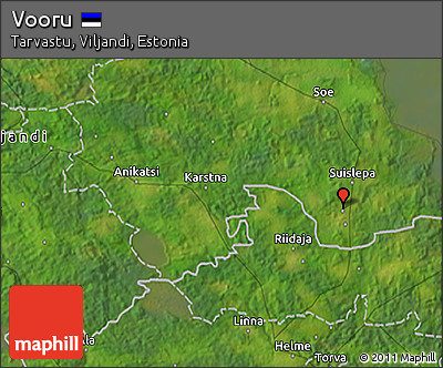 Satellite 3D Map of Vooru