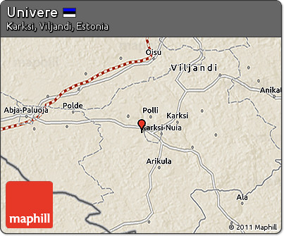 Shaded Relief 3D Map of Univere