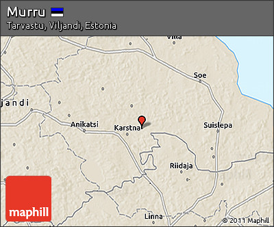 Shaded Relief 3D Map of Murru