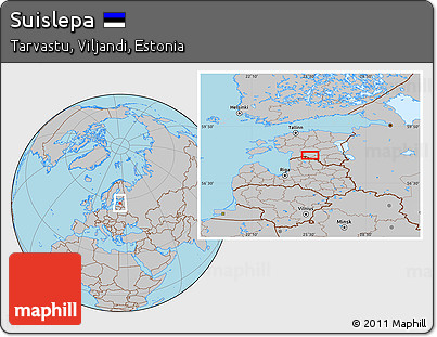 Gray Location Map of Suislepa