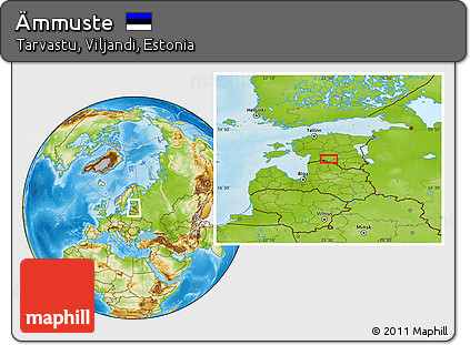 Physical Location Map of Ämmuste