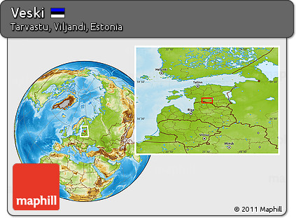 Physical Location Map of Veski