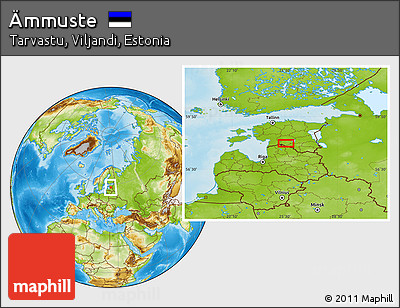 Physical Location Map of Ämmuste