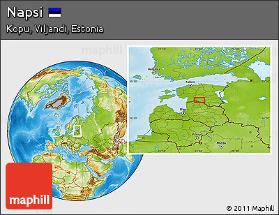 Physical Location Map of Napsi